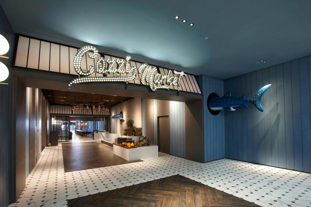 Cozzi Blu Hotell Zhongli Eksteriør bilde Entrance to the restaurant